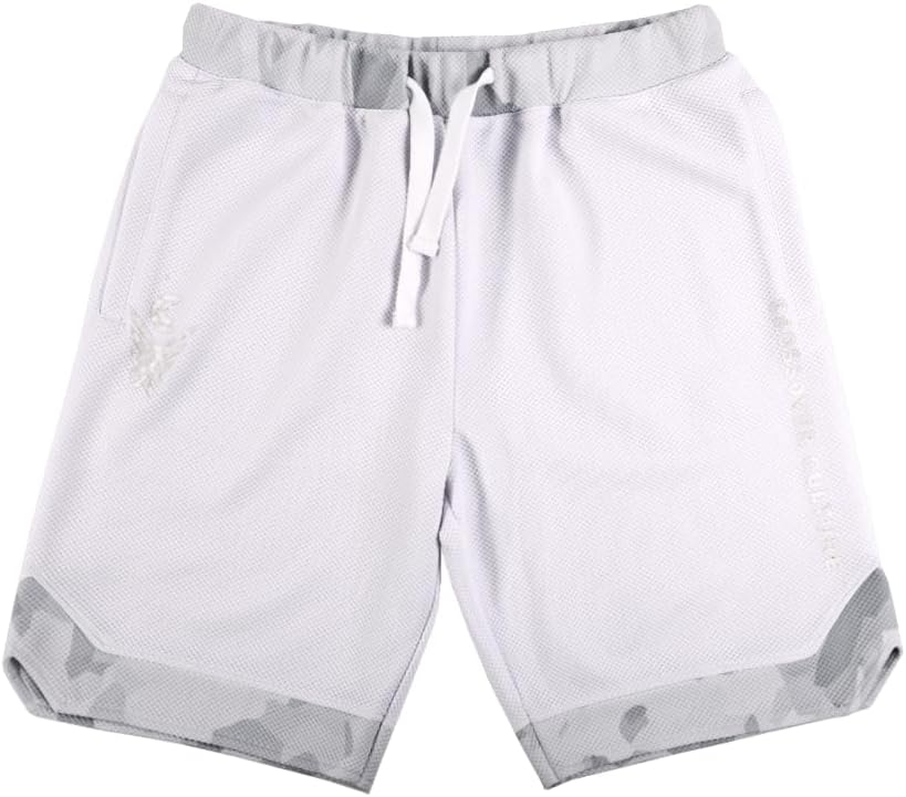 Crossover Culture Mens Basketball Shorts - Moisture-Wicking Mesh Basketball Shorts for Men with Pockets and Contrast Graphics