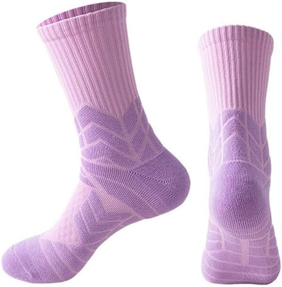 Men's Towel Bottom Sports Socks, Basketball Socks, Thickened High Top Socks(Blue) - Image 6
