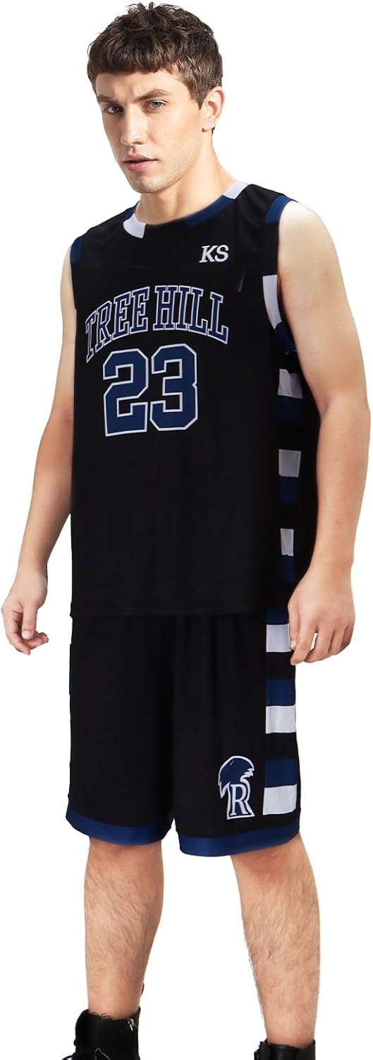 Mens Basketball Brothers Jersey 23 Scott Sports Shirt Vest Pants Set Halloween Cosplay Costume - Image 3