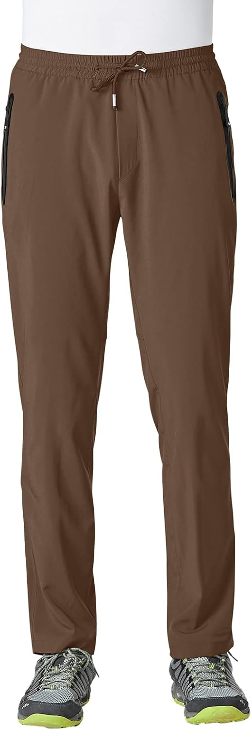 Rdruko Men's Casual Pants Lightweight Quick Dry Hiking Running Workout Outdoor Sports Sweat Pants - Image 20