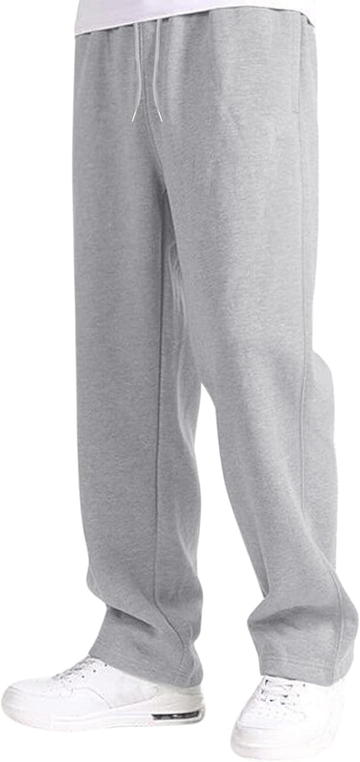 Boy's Fleece Cargo Sweatpants Athletic Basketball Joggers Sweat Pants Drawstring Elastic Waist Open Bottom Pants with Pockets - Image 7