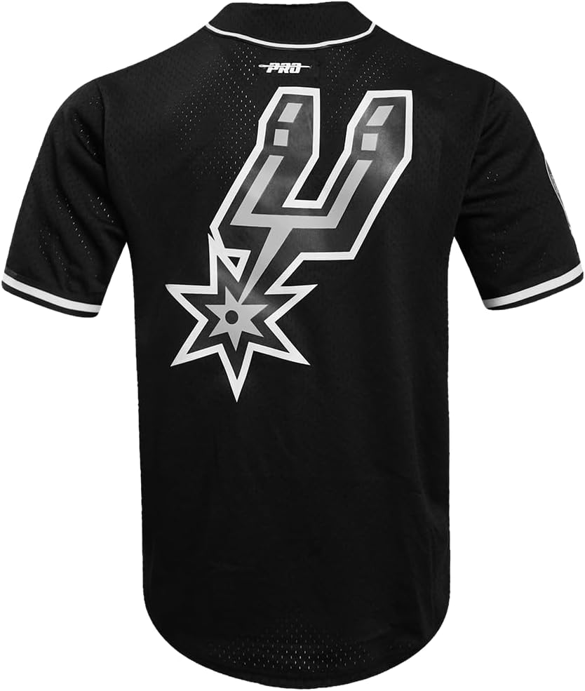 Mens NBA Mesh Button Down Top - Image 4