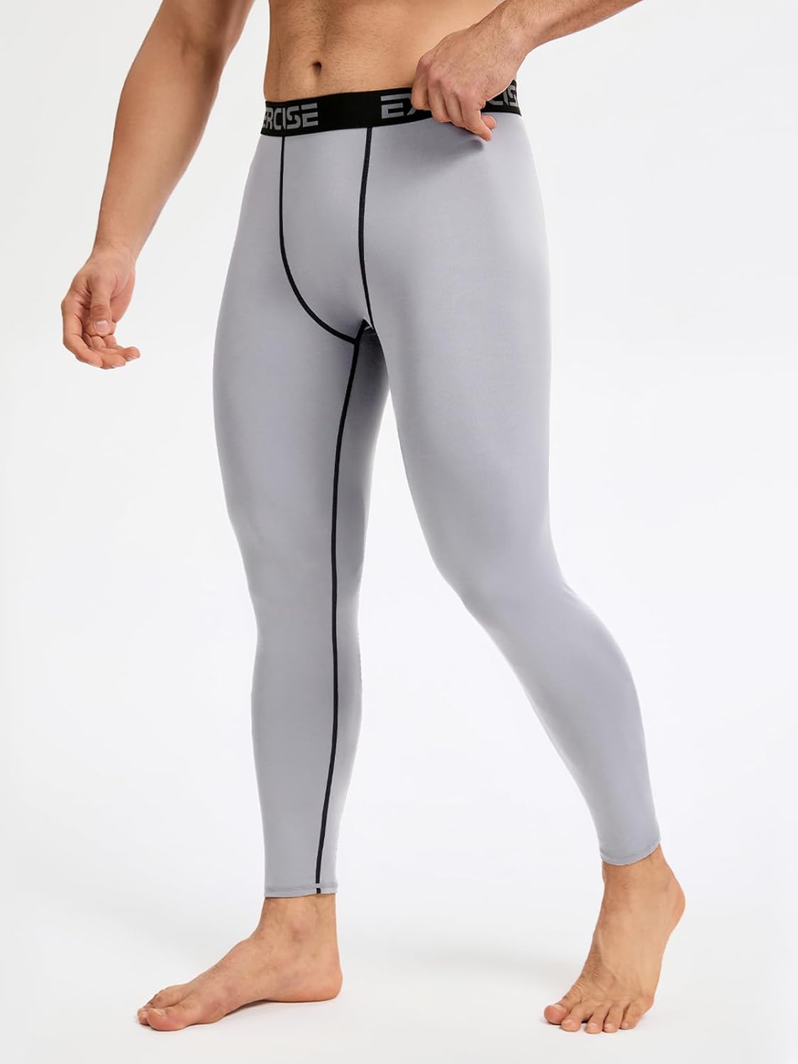 5/6 Pack Men’s Compression Pants Performance Athletic Baselayer Leggings Running Tights for Workout Basketball - Image 4