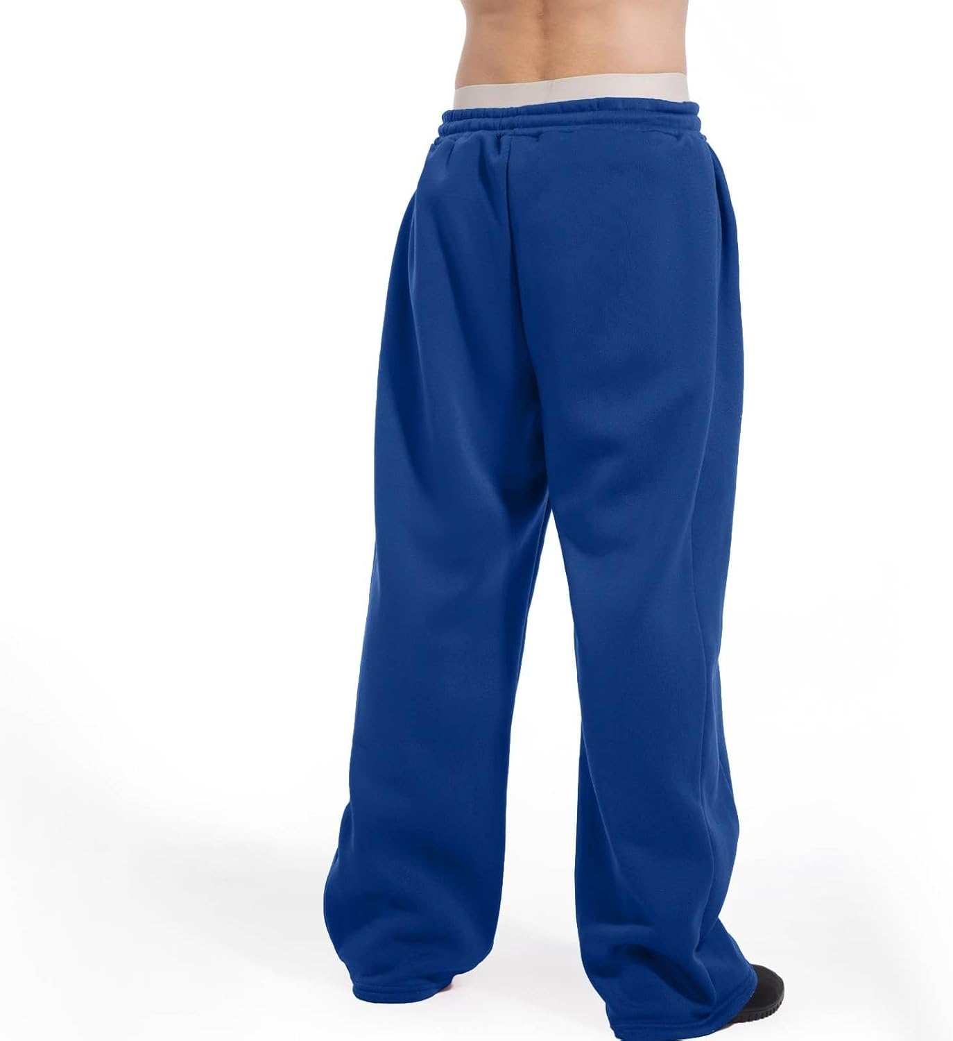 Men's Baggy Sweatpants Fleece Casual Pants Elastic Waist Athletic Workout Jogger Sweat Fall Winter 2025 - Image 4