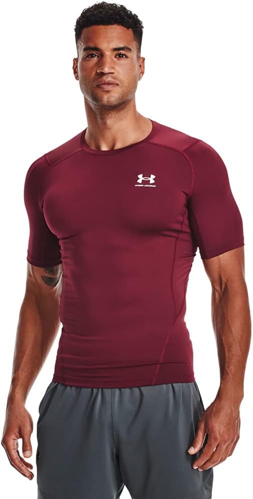 Under Armour Men's HeatGear Compression Short-Sleeve T-Shirt - Image 14