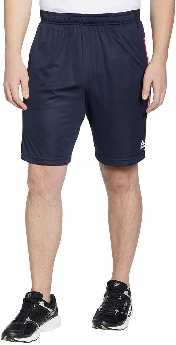 adidas Mens 3S PES Athletic Shorts Training Casual Bottoms Casual Moisture Wicking - Grey - Image 8