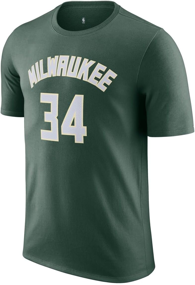 Giannis Antetkounmpo Milwaukee Bucks NBA Kids Youth 4-20 Green Icon Edition Performance Jersey T-Shirt - Image 2