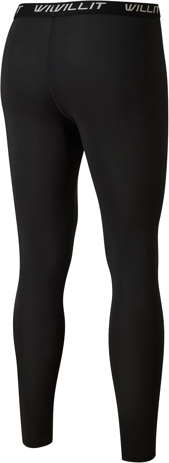 Willit Boys' Leggings Quick Dry Youth Compression Pants Basketball Sports Tights Kids Base Layer - Image 3