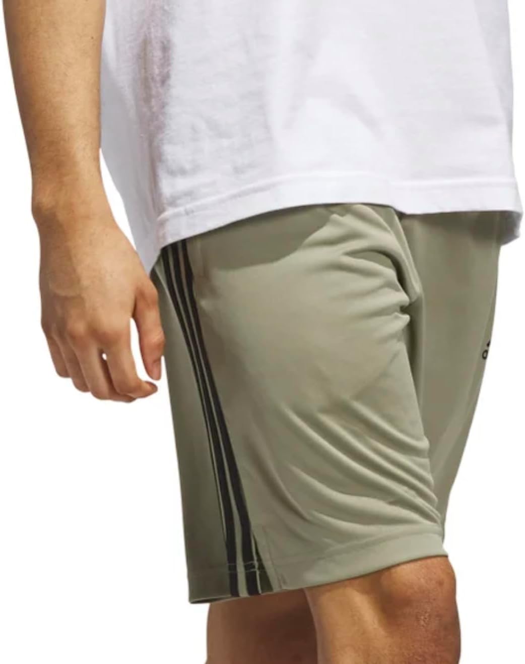 adidas Mens 3S PES Athletic Shorts Training Casual Bottoms Casual Moisture Wicking - Grey - Image 6