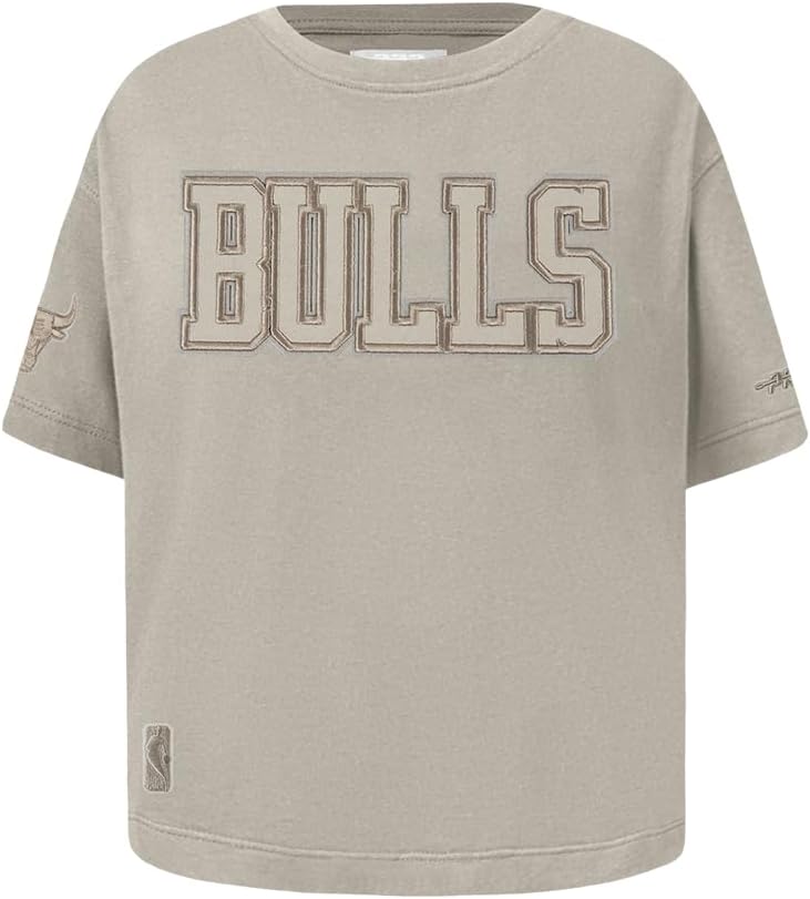 Pro Standard Big Girls NBA Neutral Cotton Short Sleeve Boxy Tee - Image 11