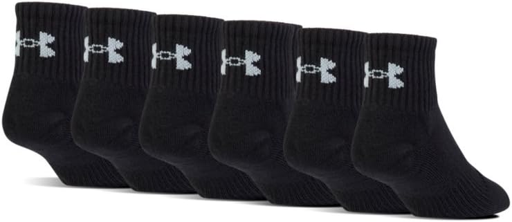 Under Armour Adult Cotton Quarter Socks, Multipairs - Image 2