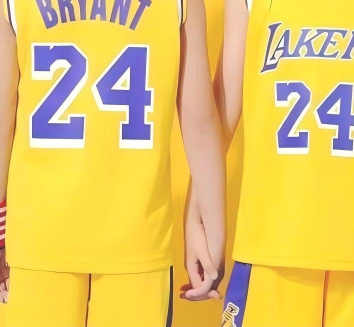 #24 Boys Basketball Jerseys 3PCS Athletic Training Uniforms Tank Top Shorts Socks Sets Gift for Kids Girls Fans Teens Youth - Image 6