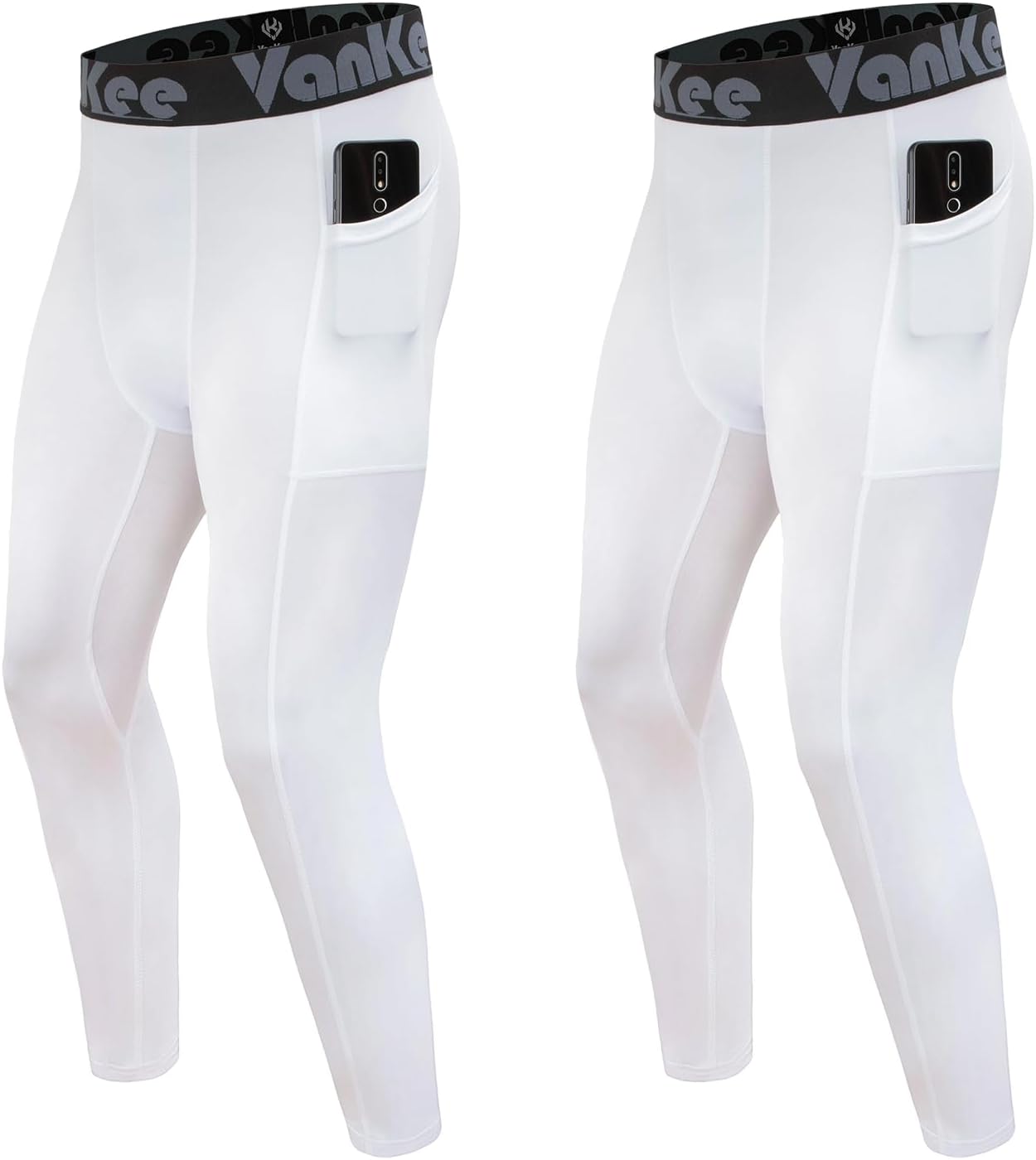 Men's Compression Pants with Pocket Workout Base Layer Athletic Sports Tights Leggings for Yoga Basketball Running Gym - Image 10