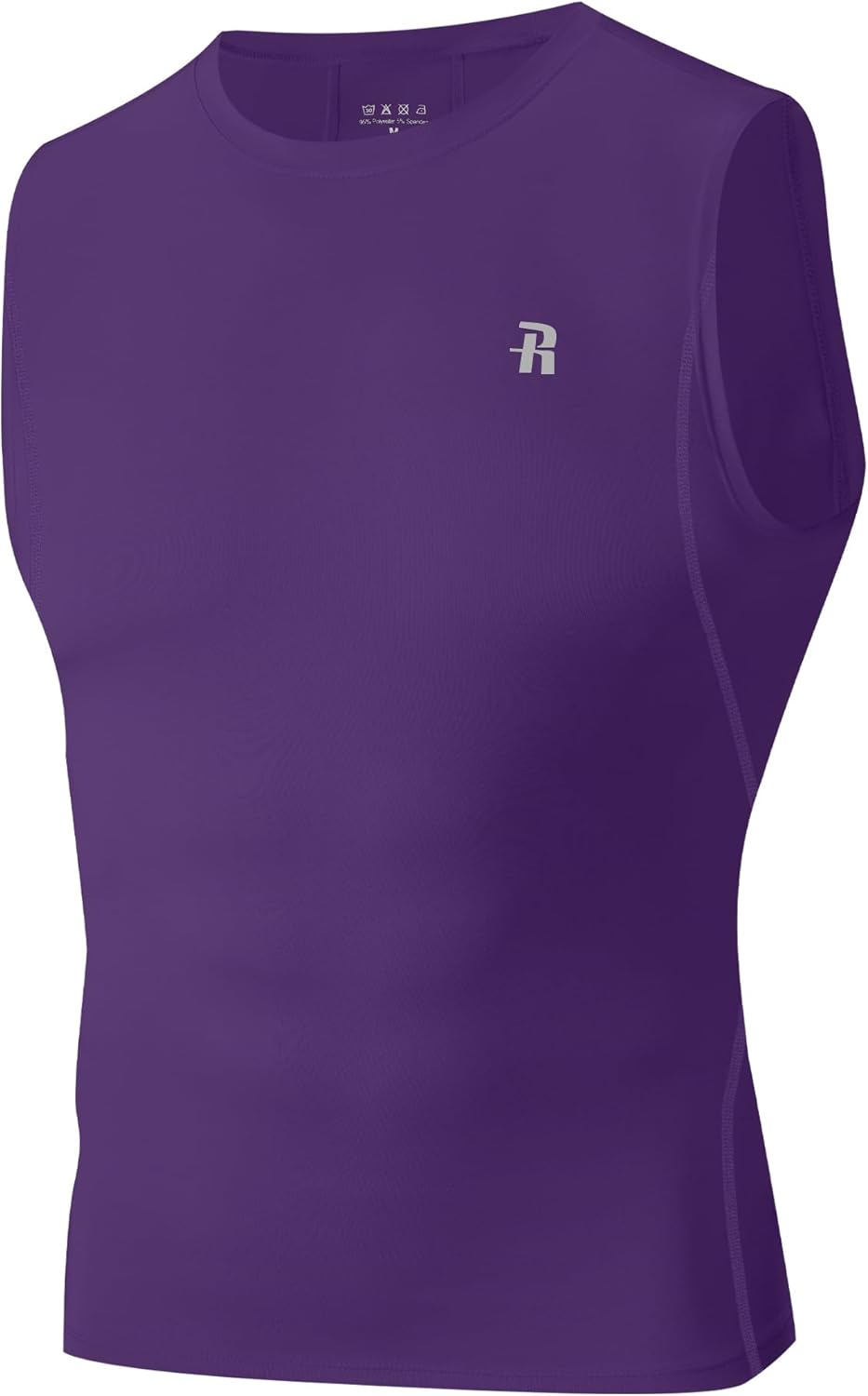 Runhit Sleeveless Compression Shirt Men Tank Top Athletic Muscle Shirts for Men - Image 19
