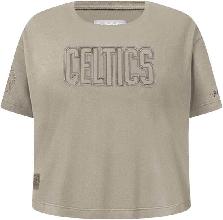 Pro Standard Big Girls NBA Neutral Cotton Short Sleeve Boxy Tee - Image 18