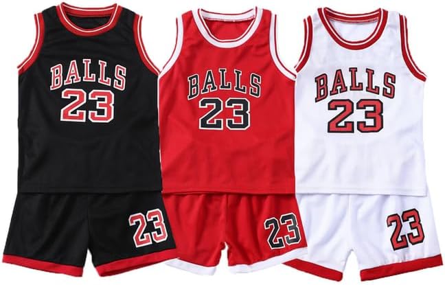 Toddler Baby Boys Basketball Jersey Outfit Toddler Kids Sports Shorts Set Summer Clothes - Image 16