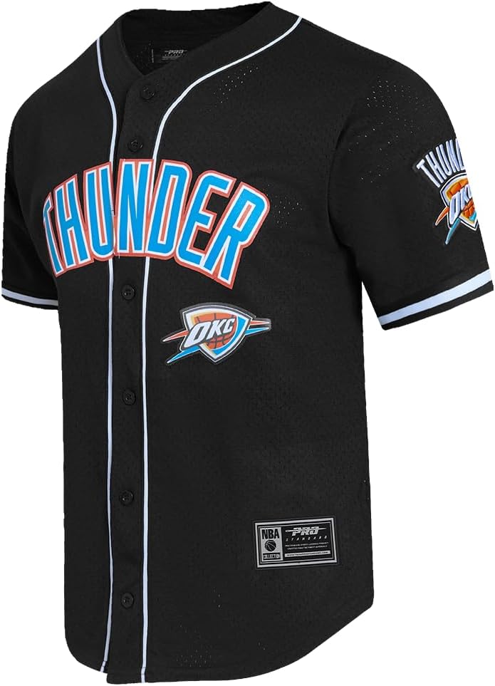 Mens NBA Mesh Button Down Top - Image 3