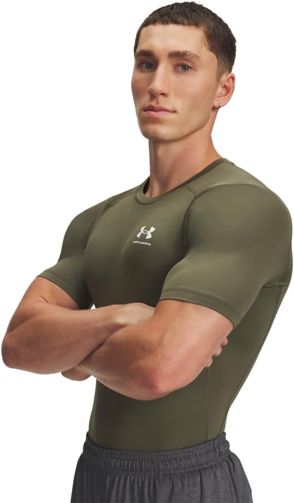 Under Armour Men's HeatGear Compression Short-Sleeve T-Shirt - Image 10