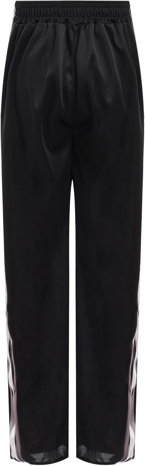 TiaoBug Kids Boys Girls Tear Away Basketball Pants Post Surgery Button Elastic Waist Pants with Pockets - Image 3