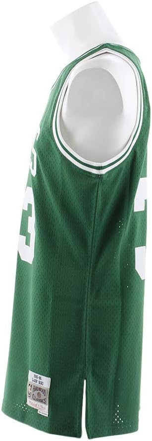 Larry Bird Boston Celtics Mitchell and Ness Men's Green Throwback Jesey - Image 3