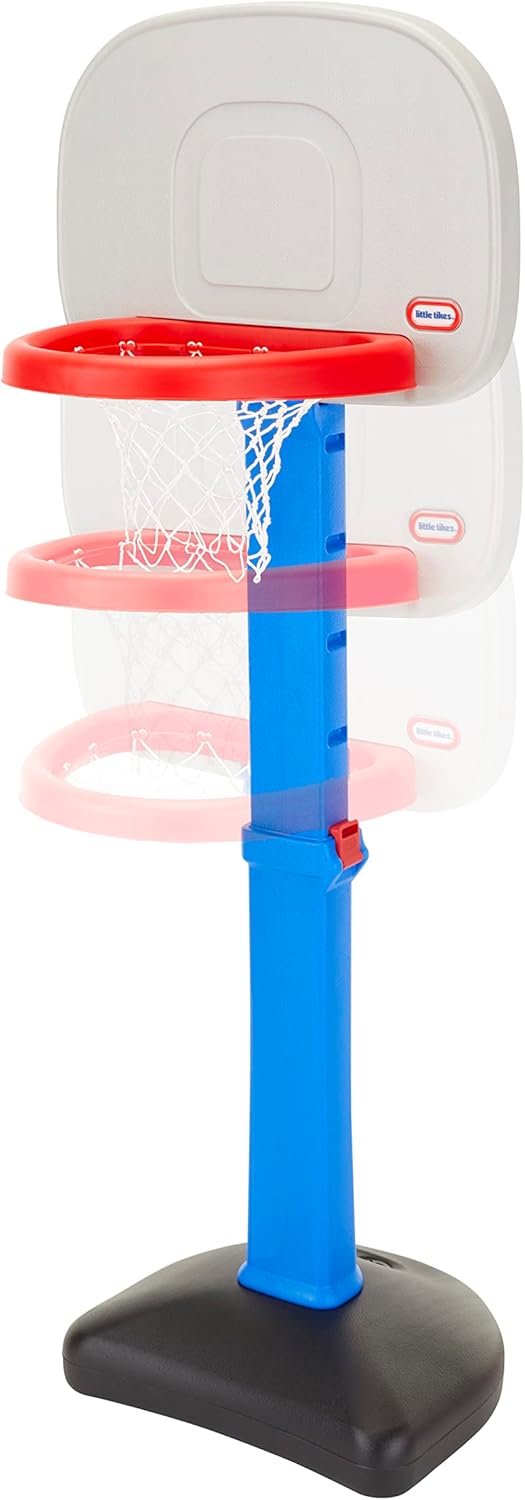 Little Tikes Easy Score Basketball Set, Blue, 3 Balls - Amazon Exclusive, 23.75 x 22 x 61 inches - Image 3