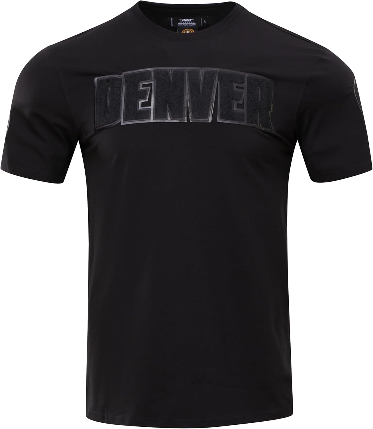 Mens NBA Classic Triple Black Cotton Short Sleeve Tee - Image 17