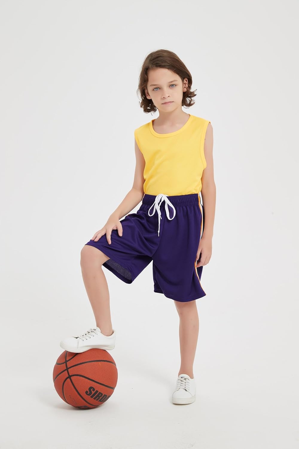 4-Pack Boys/Toddler Athletic Shorts Youth Basketball Shorts Mesh Quick Dry Kids Shorts Moisture Wicking Shorts(2-14Years) - Image 2