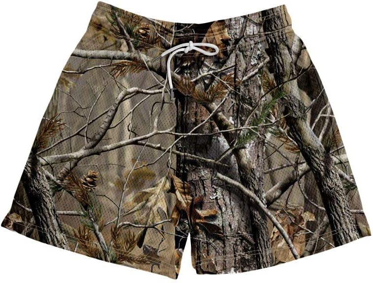 Men's Camo Mesh Graphic Athletic Shorts Lightweight Quick-Dry Breathable Workout Running Shorts with Pockets - Image 12