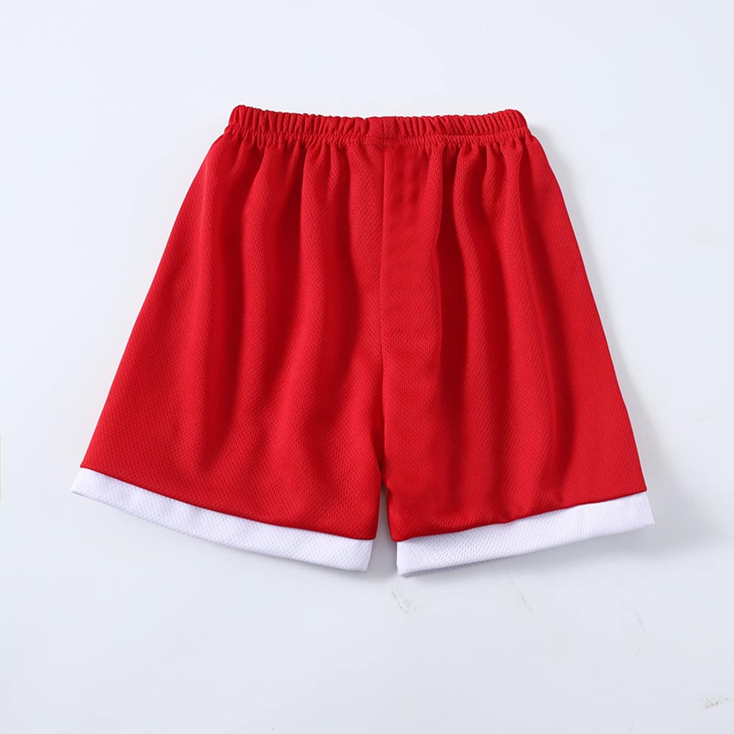 Kids Sports Shorts Set Todder Boys Jerseys Tracksuit 2 Piece Basketball Top Mesh Shorts Set - Image 6