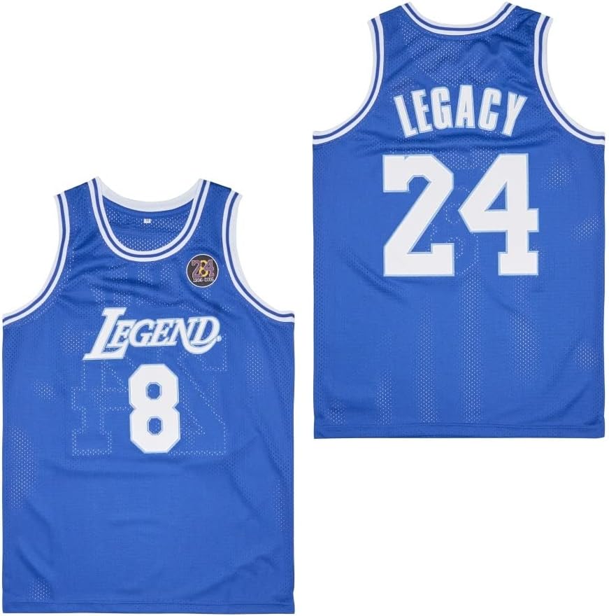 Men's Legend 8 24 Basketball Jersey,90S Hip Hop Sports Shirts for Men - Image 7
