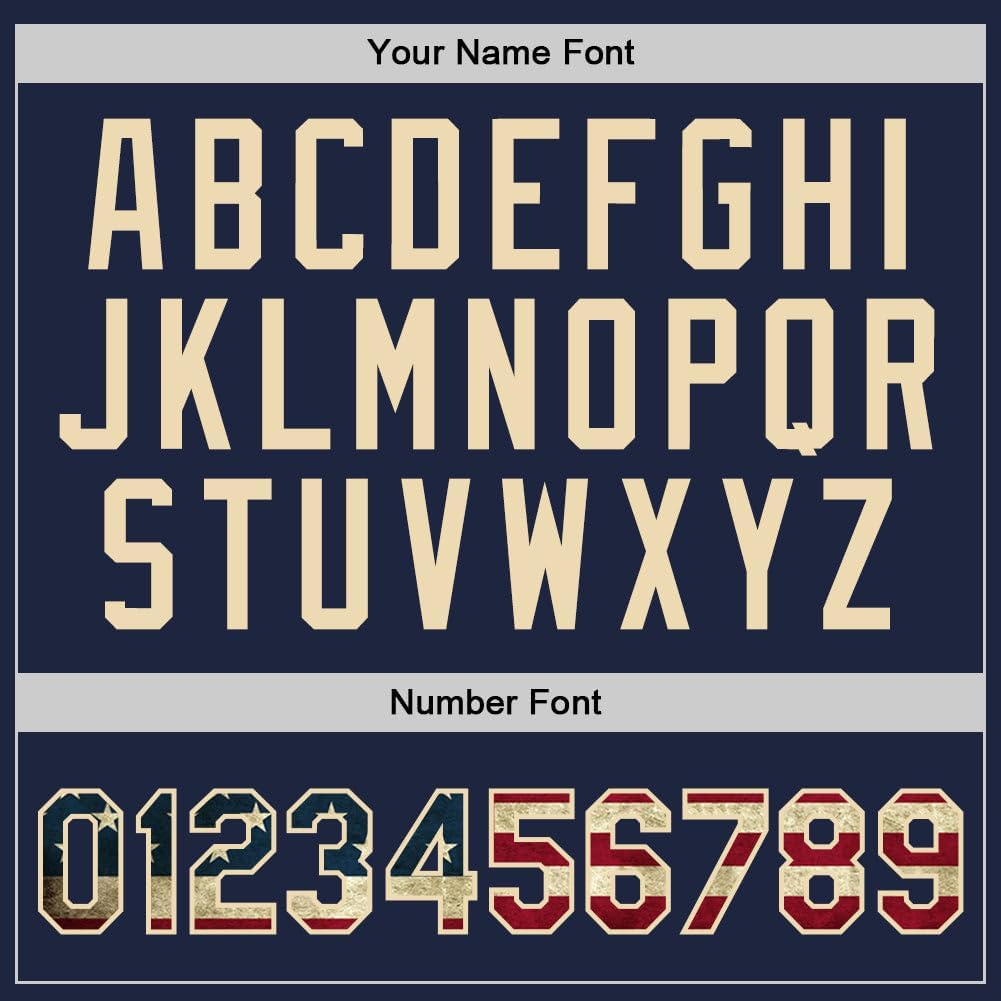 Custom Navy Vintage USA Flag-Cream Throwback Basketball Jersey - Image 2