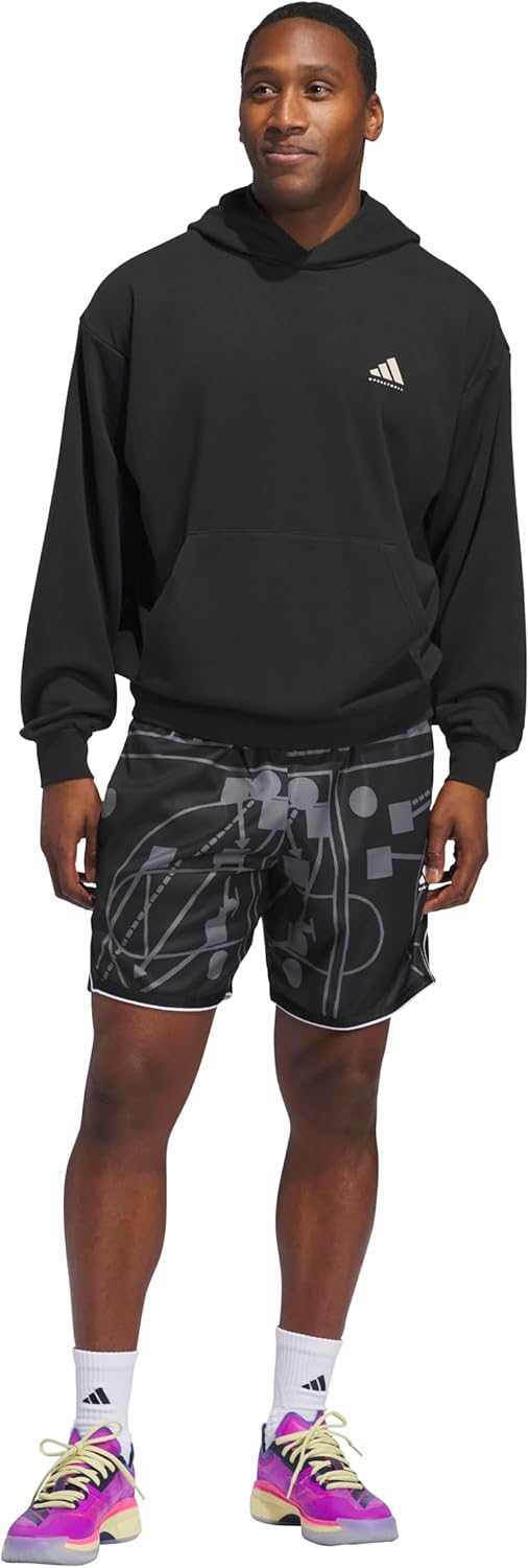 adidas Men's Crazylite All Over Printed Basketball Shorts - Image 4