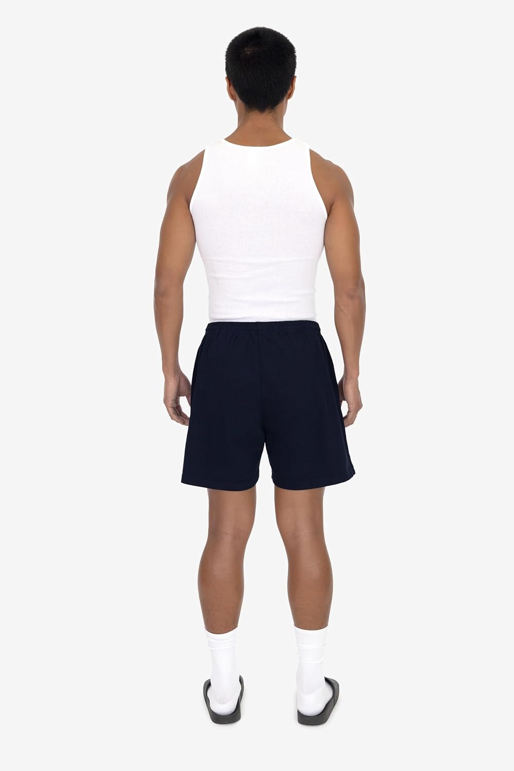 LOS ANGELES APPAREL 1242GD - Heavy Jersey Gym Men's Shorts - Athletic Mens Basketball Shorts - Image 4
