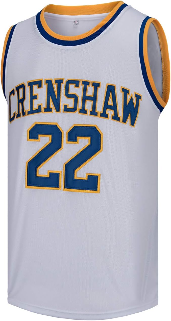 McCall #22 Wright #32 Crenshaw High School Basketball Jersey S-XXXL