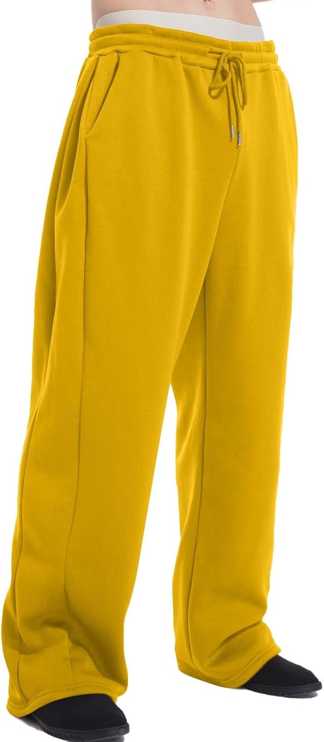 Men's Baggy Sweatpants Fleece Casual Pants Elastic Waist Athletic Workout Jogger Sweat Fall Winter 2025 - Image 10