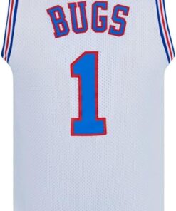 CNALLAR Youth Basketball Jersey Bugs #1 Lola #10 Space Movie Jersey Boys Sport Shirts S-XL