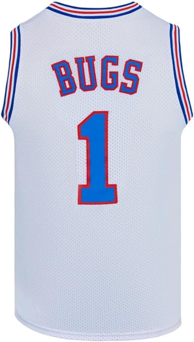 CNALLAR Youth Basketball Jersey Bugs #1 Lola #10 Space Movie Jersey Boys Sport Shirts S-XL - Image 9