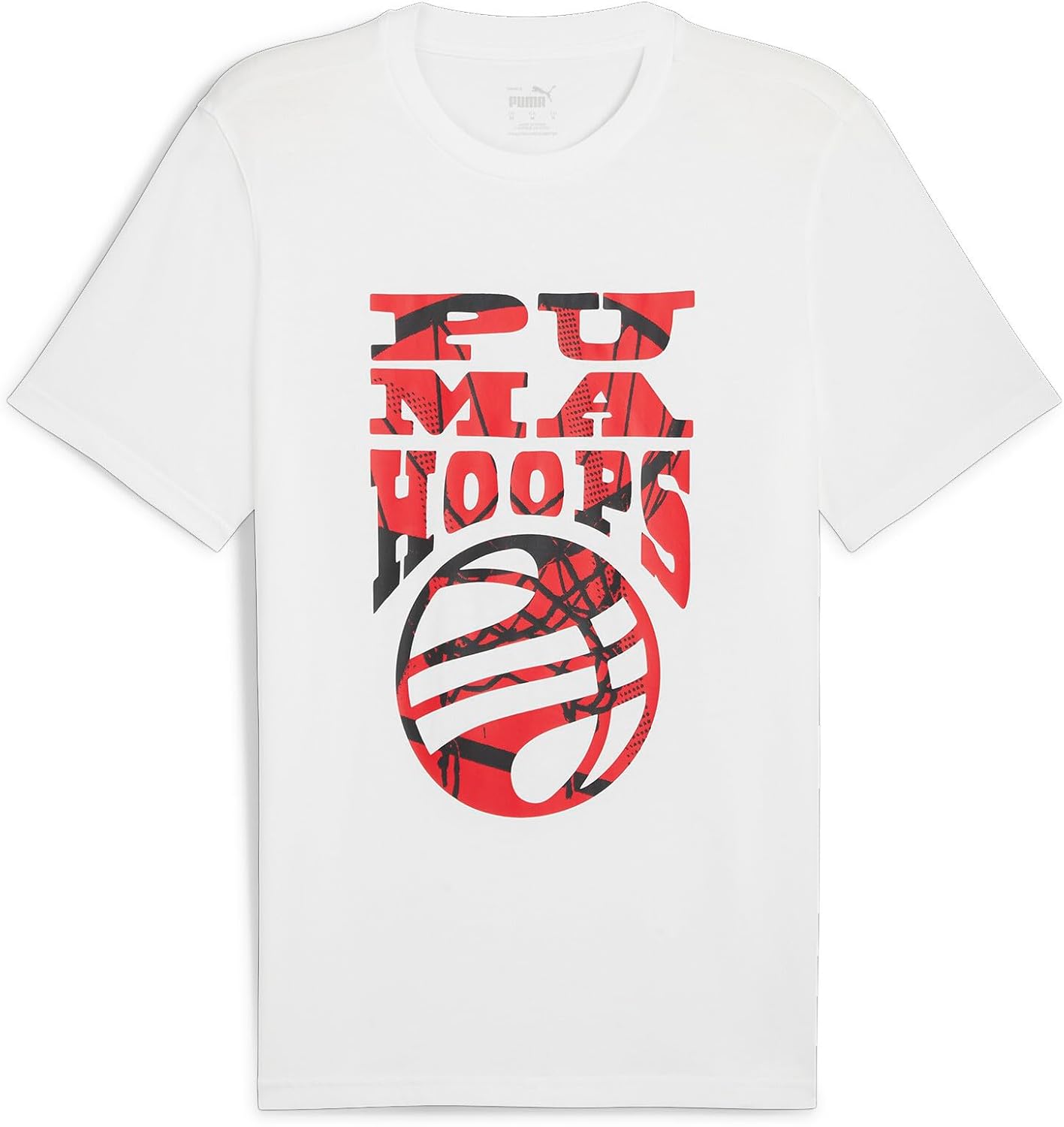 PUMA Mens The Hooper Graphic Crew Neck Short Sleeve Casual Tops Casual - Black - Image 11