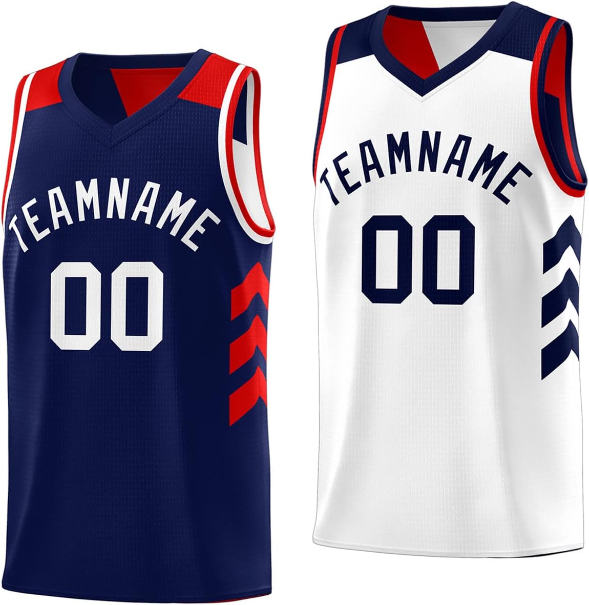 Custom Reversible Basketball Jersey - Personalize Team Uniform Design Your Own Name & Number for Men/Youth - Image 20