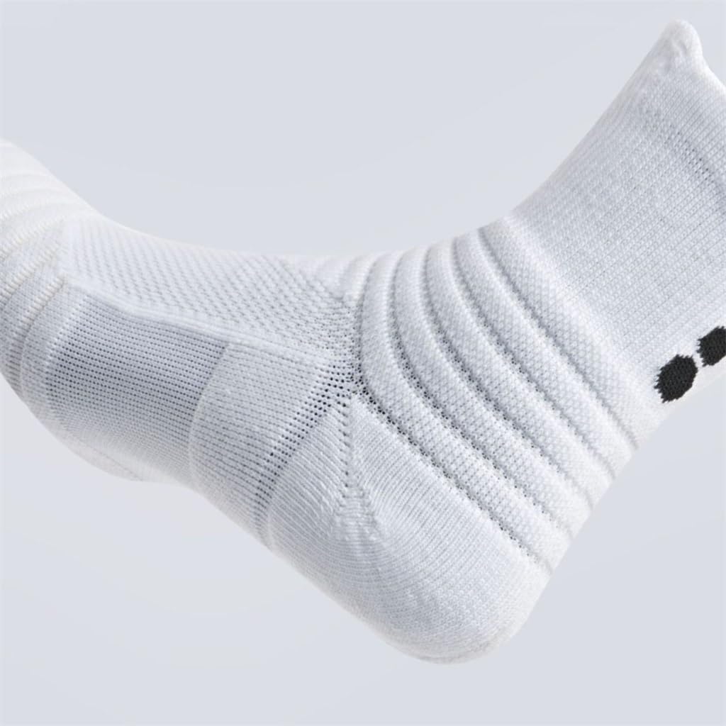 Basketball Socks, Men's Thick Towel Bottom, Medium Length, Sweat Absorbing Running, Outdoor Sports Socks - Image 4