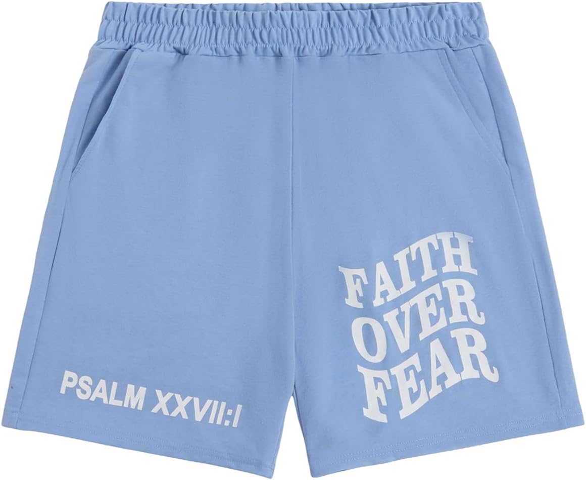 SOLY HUX Men's Graphic Shorts High Waist Elastic Casual Workout Athletic Gym Summer y2k Shorts - Image 6