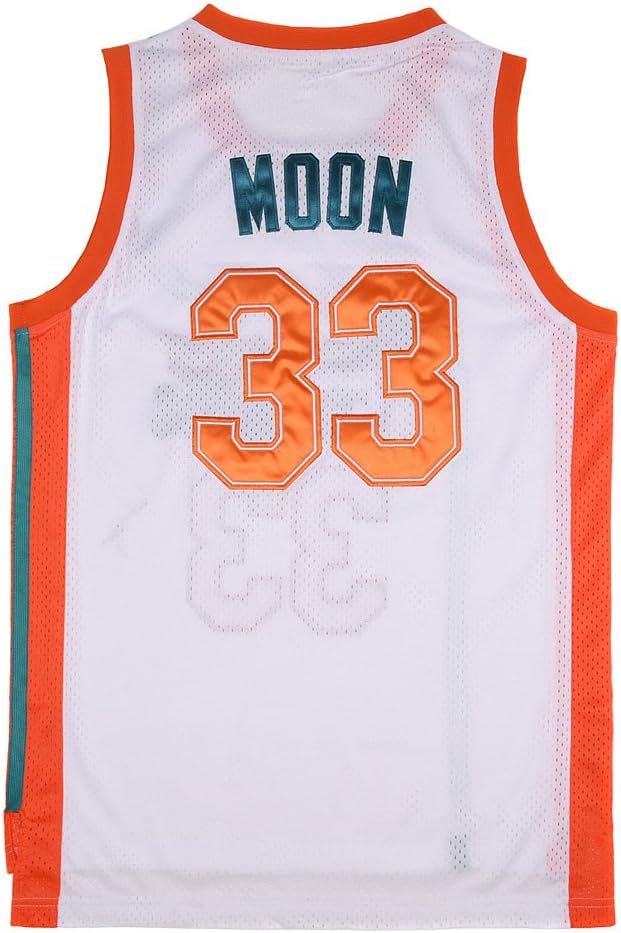 BOROLIN Mens Basketball Jersey #33 Jackie Moon Flint Tropics 90s Movie Shirts - Image 4