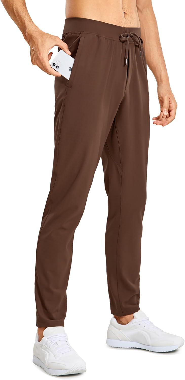 CRZ YOGA 4-Way Stretch Athletic Pants for Men 30" Workout Lounge Casual Work Jogger with Zip Pocket - Image 16