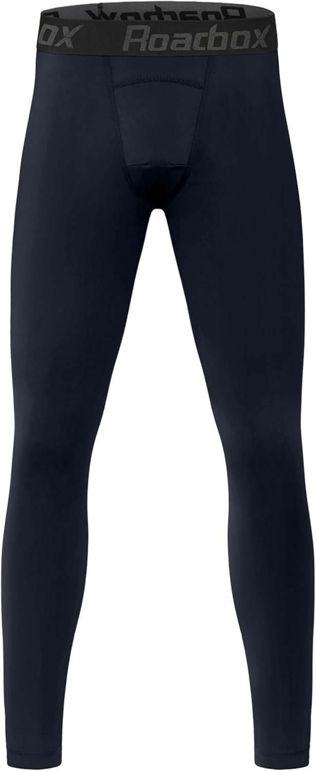 Roadbox Boys Compression Pants Youth Quick Dry Spandex Tights Leggings for Running Football Basketball - Image 8