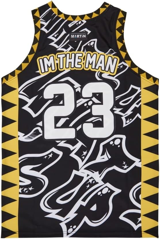Men's #23 Martin Movie Basketball Jersey Stitched S-XXL - Image 3