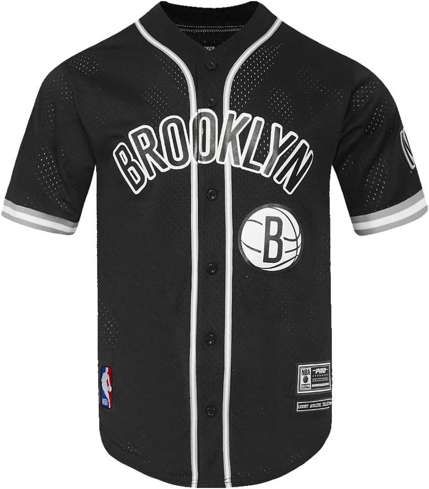 Mens NBA Mesh Button Down Top - Image 13