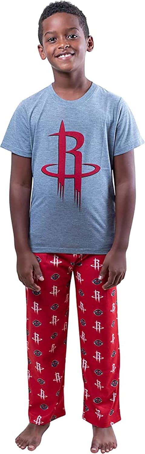 Ultra Game Youth NBA Official 2 Piece Pajama Pants & T-Shirt Set - Image 22