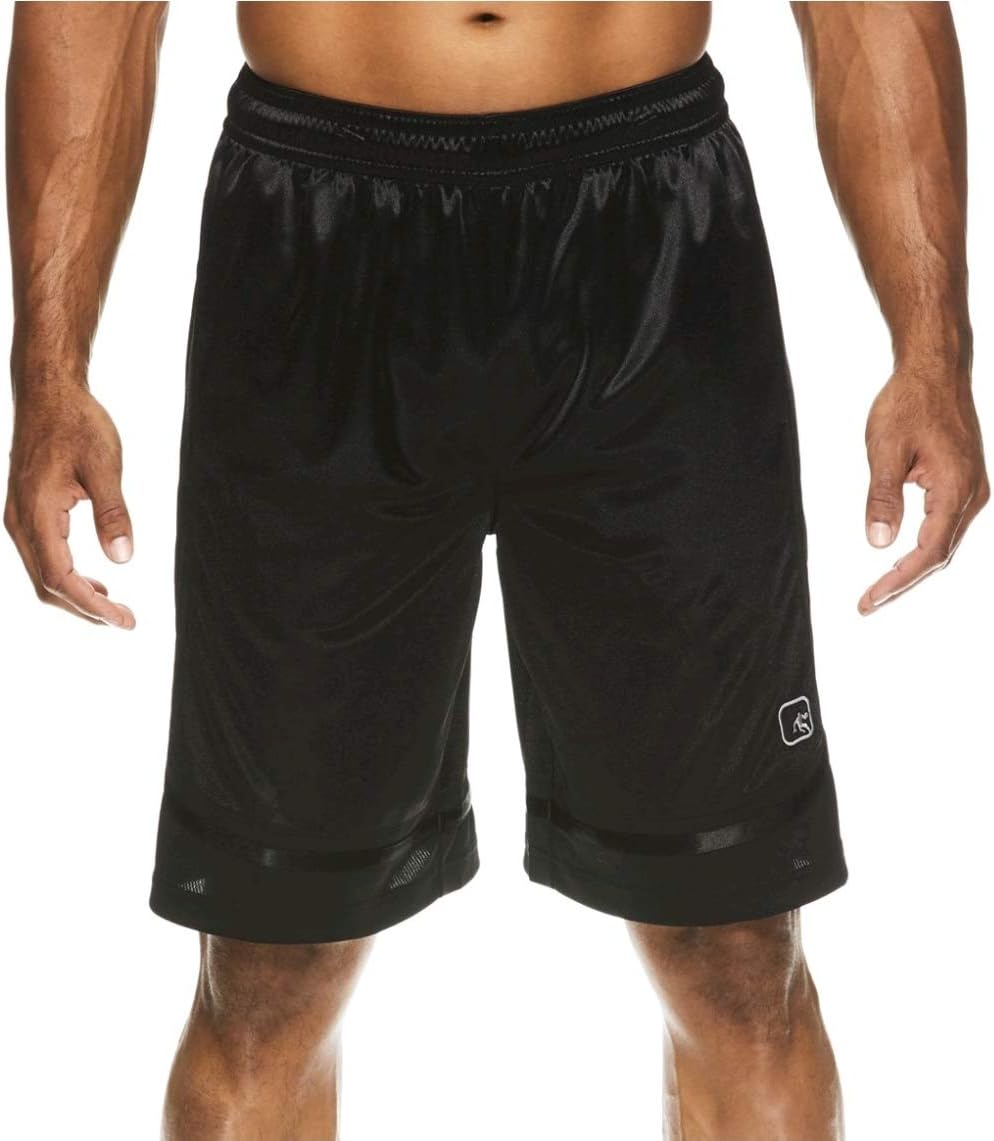 AND1 Men's All Courts Basketball Core Shorts (Medium 32/34, Black)