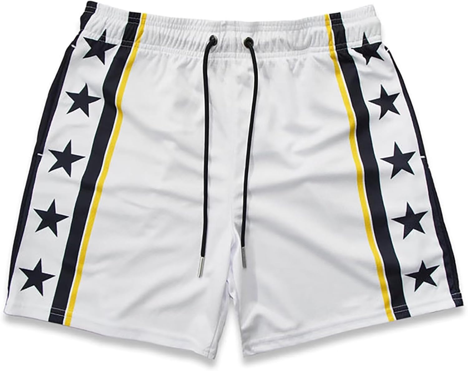 Men's Mesh Basketball Shorts Breathable Athletic Shorts with Pockets Lightning & Star Print Gym Training Outdoor - Image 42