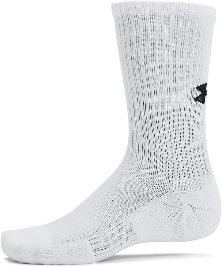 Under Armour Youth Training Cotton Crew Socks, Multipairs - Image 2